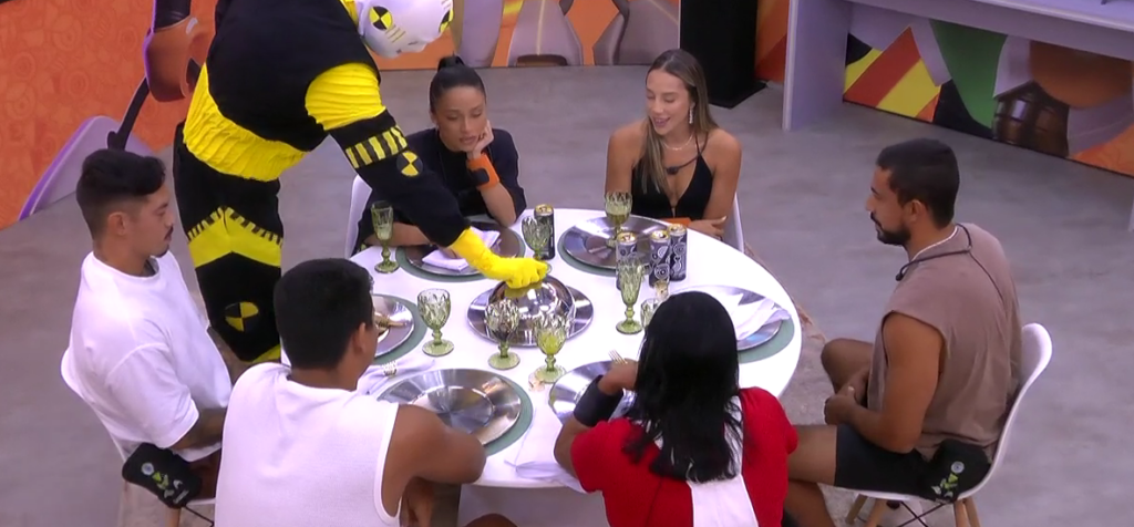 BBB 25 reinicia o game com almoço que expõe participantes